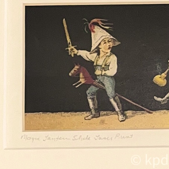 The Band" Lithograph Print by Patricia Burke “Magic Lantern Slide” - Picture 7 of 7